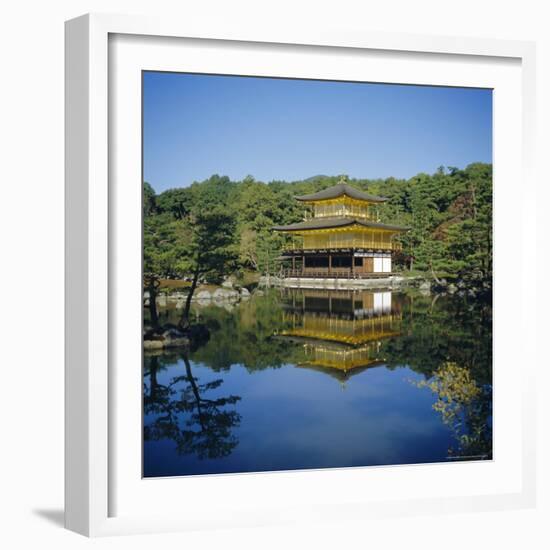 Kinkakuji 'Golden' Temple, Kyoto, Kansai, Japan-Christopher Rennie-Framed Photographic Print