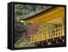 Kinkakuji Temple, Kyoto, Kansai, Honshu, Japan-Schlenker Jochen-Framed Stretched Canvas