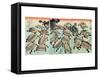 Kinki-Myo-Myo-Kuniyoshi Utagawa-Framed Stretched Canvas