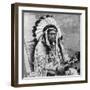 Kinnewankan, Chief of the Sioux, 1922-null-Framed Giclee Print