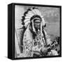 Kinnewankan, Chief of the Sioux, 1922-null-Framed Stretched Canvas