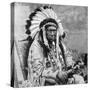 Kinnewankan, Chief of the Sioux, 1922-null-Stretched Canvas