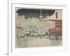 Kinryu Zan Temple at Asakusa, July 1852-Utagawa Hiroshige-Framed Giclee Print