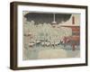 Kinryu Zan Temple at Asakusa, July 1852-Utagawa Hiroshige-Framed Giclee Print