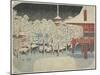 Kinryu Zan Temple at Asakusa, July 1852-Utagawa Hiroshige-Mounted Giclee Print