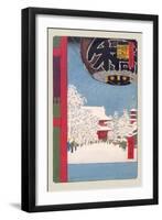 Kinryuzan Temple at Asakusa-Ando Hiroshige-Framed Art Print