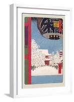 Kinryuzan Temple at Asakusa-Ando Hiroshige-Framed Art Print