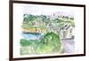 Kinsale Town Street Scene County Cork Ireland-M. Bleichner-Framed Art Print