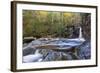 Kinsman Falls and Cascade Brook in New Hampshire's White Mountains-Jerry & Marcy Monkman-Framed Photographic Print