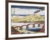 Kintai Bridge at Iwokuni in Suo Province-Ando Hiroshige-Framed Giclee Print