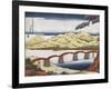 Kintai Bridge at Iwokuni in Suo Province-Keisai Eisen-Framed Giclee Print