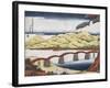 Kintai Bridge at Iwokuni in Suo Province-Ando Hiroshige-Framed Giclee Print