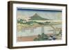 Kintai Bridge in Suo Province, 1833-1834-Katsushika Hokusai-Framed Giclee Print