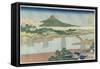 Kintai Bridge in Suo Province, 1833-1834-Katsushika Hokusai-Framed Stretched Canvas