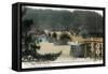 Kintai Bridge Iwakuni, Japan, Early 20th Century-null-Framed Stretched Canvas