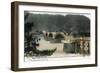 Kintai Bridge Iwakuni, Japan, Early 20th Century-null-Framed Giclee Print