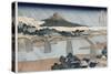 Kintai Bridge-Katsushika Hokusai-Stretched Canvas