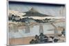Kintai Bridge-Katsushika Hokusai-Mounted Giclee Print