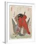 Kintaro Fighting with an Eagle-Kitagawa Tsukimaro-Framed Giclee Print