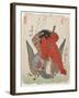 Kintaro Fighting with an Eagle-Kitagawa Tsukimaro-Framed Giclee Print