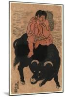 Kintaro No Yatsushi Kusakari Sanro[?]-Torii Kiyonaga-Mounted Giclee Print