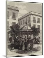 Kiosk for the Sale of Bibles in Seville-null-Mounted Giclee Print