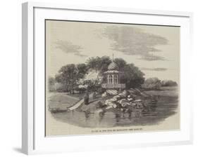 Kiosk in the Bois De Boulogne-null-Framed Giclee Print