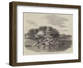 Kiosk in the Bois De Boulogne-null-Framed Giclee Print