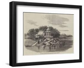 Kiosk in the Bois De Boulogne-null-Framed Giclee Print