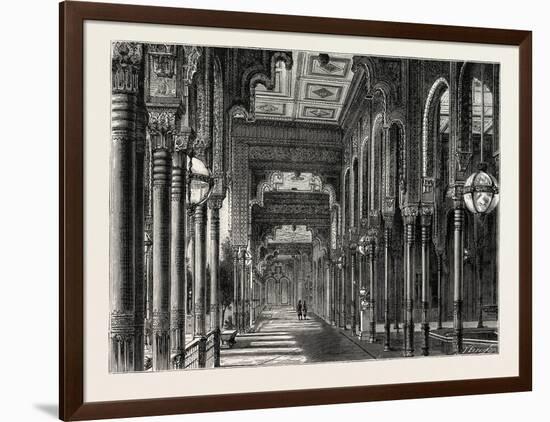 Kiosk in the Chateau of Ghezeereh, Egypt, 1879-null-Framed Giclee Print