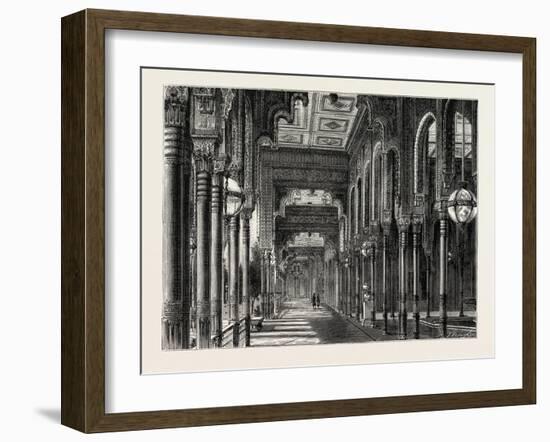 Kiosk in the Chateau of Ghezeereh, Egypt, 1879-null-Framed Giclee Print