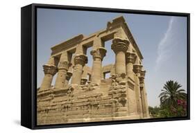 Kiosk of Trajan, Temple of Isis, Island of Philae, Aswan, Egypt, North Africa, Africa-Richard Maschmeyer-Framed Stretched Canvas