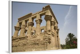 Kiosk of Trajan, Temple of Isis, Island of Philae, Aswan, Egypt, North Africa, Africa-Richard Maschmeyer-Framed Photographic Print