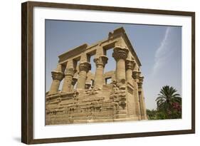 Kiosk of Trajan, Temple of Isis, Island of Philae, Aswan, Egypt, North Africa, Africa-Richard Maschmeyer-Framed Photographic Print