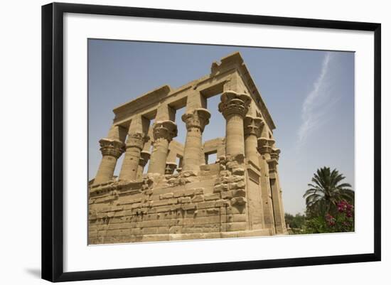 Kiosk of Trajan, Temple of Isis, Island of Philae, Aswan, Egypt, North Africa, Africa-Richard Maschmeyer-Framed Photographic Print