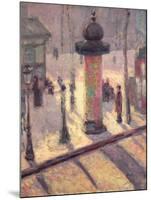 Kiosk on the Boulevard Clichy, 1886-7-Louis Anquetin-Mounted Giclee Print