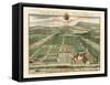 Kip's Garden Views I-Johannes Kip-Framed Stretched Canvas