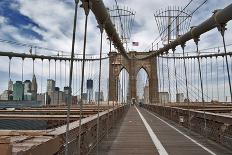 On Brooklyn Bridge-kippis-Photographic Print