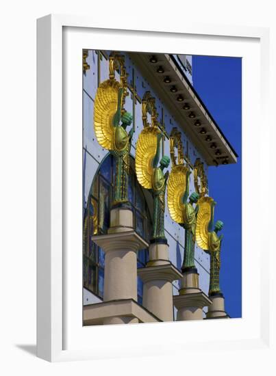 Kirche Am Steinhof, Church of St. Leopold, Vienna, Austria-Neil Farrin-Framed Photographic Print