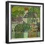 Kirche in Unterach am Attersee - Church in Unterach on Attersee-Lake-Gustav Klimt-Framed Giclee Print