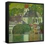 Kirche in Unterach am Attersee - Church in Unterach on Attersee-Lake-Gustav Klimt-Framed Stretched Canvas