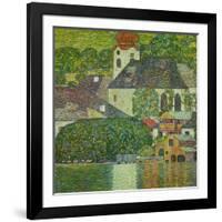 Kirche in Unterach Am Attersee, Church in Unterach on Attersee-Gustav Klimt-Framed Giclee Print