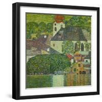 Kirche in Unterach Am Attersee, Church in Unterach on Attersee-Gustav Klimt-Framed Giclee Print