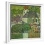 Kirche in Unterach Am Attersee, Church in Unterach on Attersee-Gustav Klimt-Framed Giclee Print