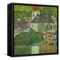 Kirche in Unterach Am Attersee, Church in Unterach on Attersee-Gustav Klimt-Framed Stretched Canvas