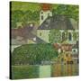 Kirche in Unterach Am Attersee, Church in Unterach on Attersee-Gustav Klimt-Stretched Canvas