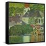 Kirche in Unterach Am Attersee, Church in Unterach on Attersee-Gustav Klimt-Framed Stretched Canvas