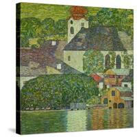 Kirche in Unterach Am Attersee, Church in Unterach on Attersee-Gustav Klimt-Stretched Canvas