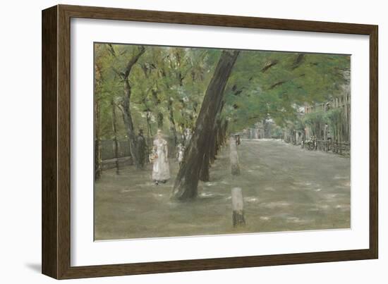 Kirchenallee in St. Georg, Hamburg-Max Liebermann-Framed Giclee Print