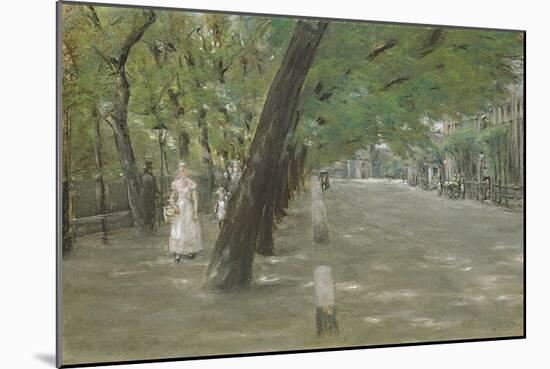 Kirchenallee in St. Georg, Hamburg-Max Liebermann-Mounted Giclee Print